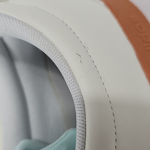 NWT adidas VL Court Base Women's Size 10 White Mint Green Sneakers JI1767 - Picture 13 of 16